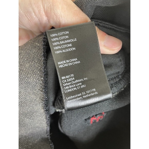 Urban Outfitters BDG 27 Cheeky Denim Shorts High Rise Cutt Off Washed Black - Picture 11 of 11